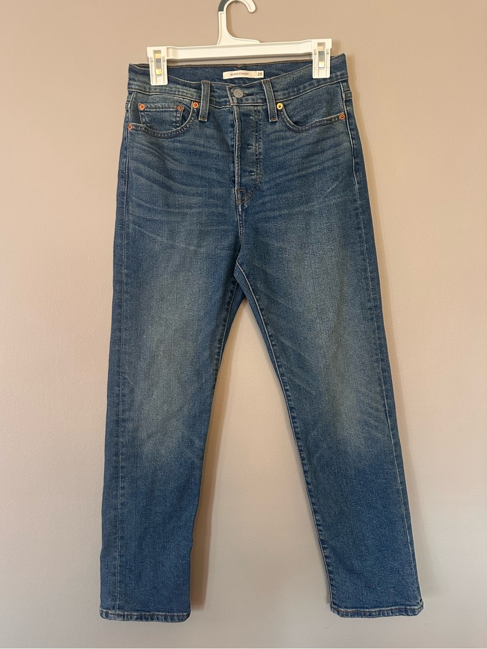 Levi's Women's Straight-Leg Jeans in Indigo Blue
